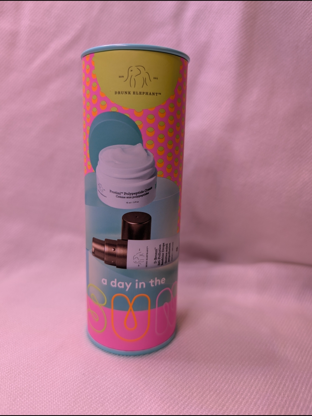 Drunk Elephant 'A Day in the Sun' Skincare Set - Pink & Aqua Vacation Edition